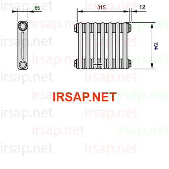 Радиатор IRSAP Tesi 20200/7 T14 CL 01
